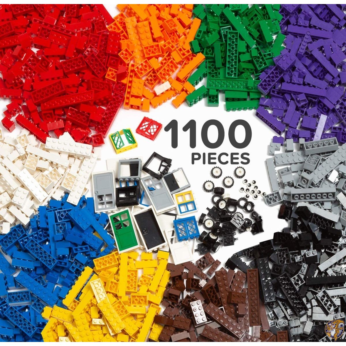 【クーポン配信中】(1,100 Pieces - Regular Colors) - Play Platoon 1100 Piece Building Bricks 送料無料｜パームスアメリカ 13,485円