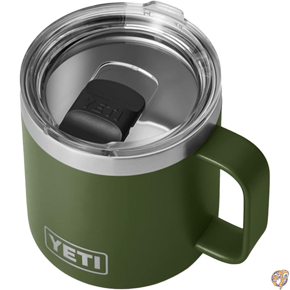 【ポイント2倍!15日】YETI Rambler 14oz(414ml)マグ (ハイランドオリーブ)