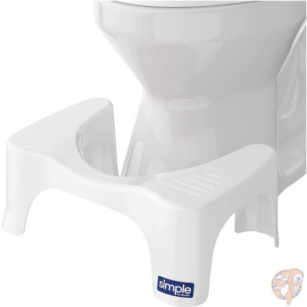 【ポイント2倍!15日】Squatty Potty トイレ用 踏み台 高さ約19cm 子供用 トイレスツール シンプル トイレトレーニング ホワイト 送料無料