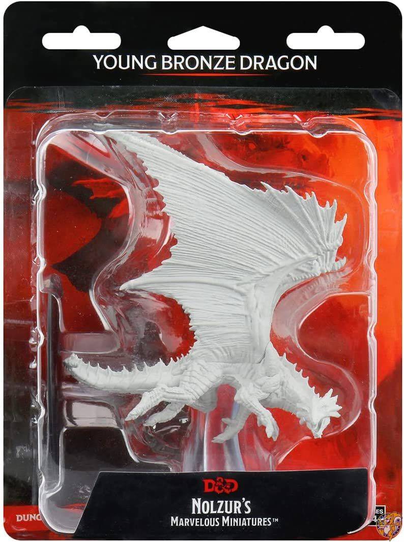 WizKids D&D Nolzurs Marvelous 未塗装ミニチュア:Wave 9:ヤングブロンズドラゴン