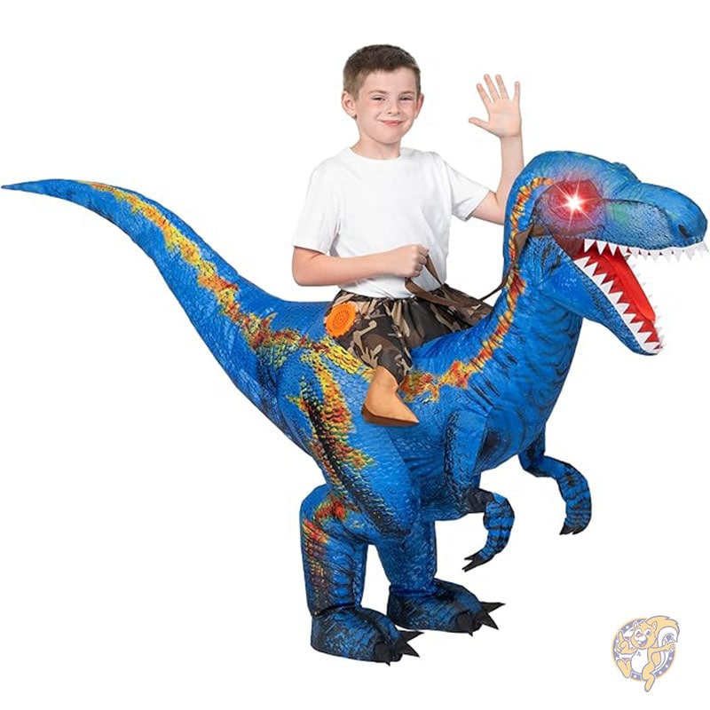 【クーポン配信中】ハロウィン 子供用 ハロウィン インフレータブル コスチューム LED ライトアイ 恐竜コスチューム ハロウィーン 衣装 ドレスアップ パーティー Spooktacular Creations