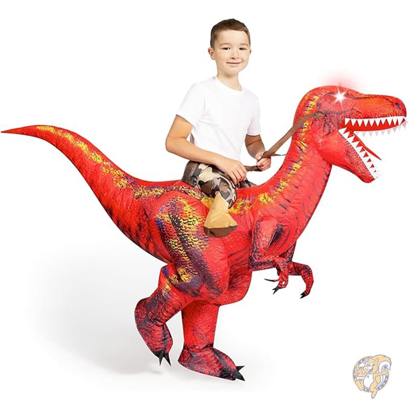 【クーポン配信中】ハロウィン 子供用 ハロウィン インフレータブル コスチューム LED ライトアイ 恐竜コスチューム ハロウィーン 衣装 ドレスアップ パーティー Spooktacular Creations｜パームスアメリカ