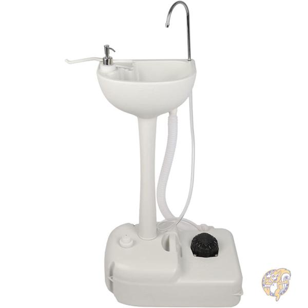【ポイント2倍!15日】ポータブル シンク 19L 水タンク タオルホルダー ソープディスペンサー 蛇口付き 災害 キャンプ 非常用 Outvita アウトビタ