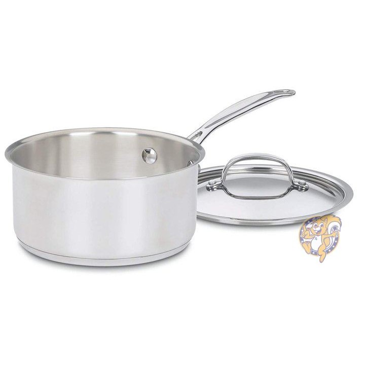 【25日最大4000円クーポン】Cuisinart クイジナート 719-18 カバー付 シェフクラシック ステンレス鍋 片手鍋 送料無料｜パームスアメリカ