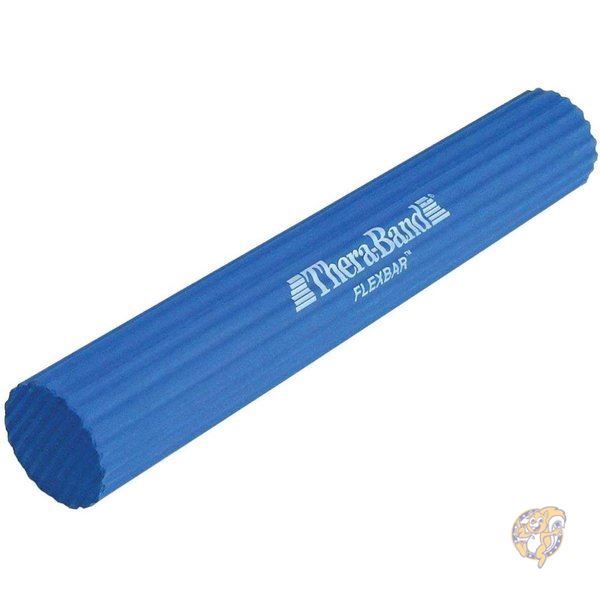 【ポイント2倍!15日】セラバンド フレックスバー 強 ブルー TheraBand 弾性抵抗運動具 送料無料