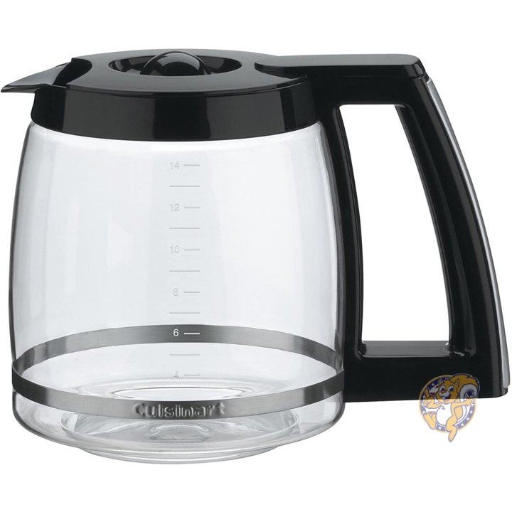 【クーポン配信中】クイジナート 交換用ガラスカラフェ Cuisinart DCC-2200RC ブラック14カップ 送料無料
