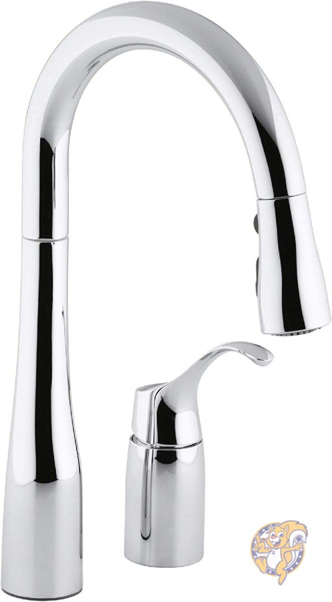 【クーポン配信中】コーラー シンプライス プルダウン シンクフォセット KOHLER K-649-CP キッチン水栓 送料無料