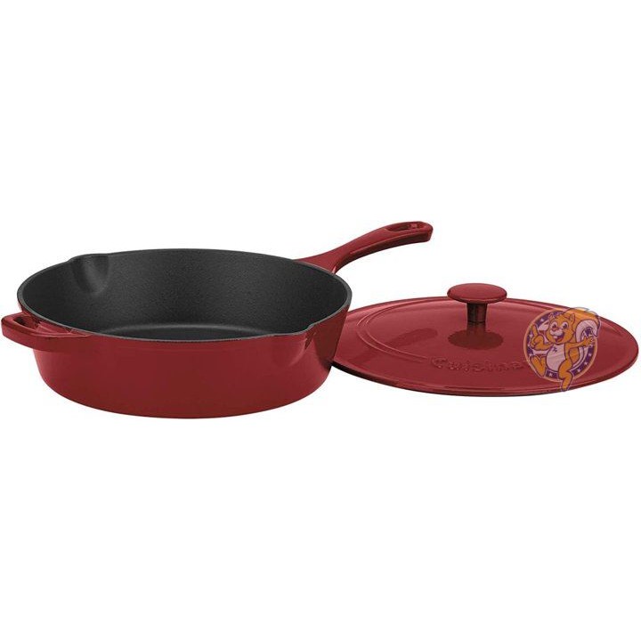 【クーポン配信中】クイジナート 鋳鉄鍋 Cuisinart CI45-30CR シェフクラシックエナメル30.4cmカバー付き 送料無料