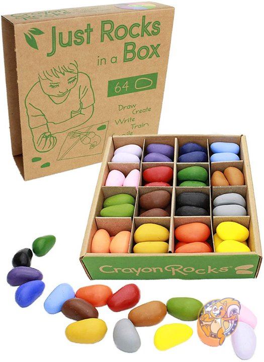 【クーポン配信中】クレヨンセット Crayon Rocks CR64JRB 16色石形 送料無料｜パームスアメリカ