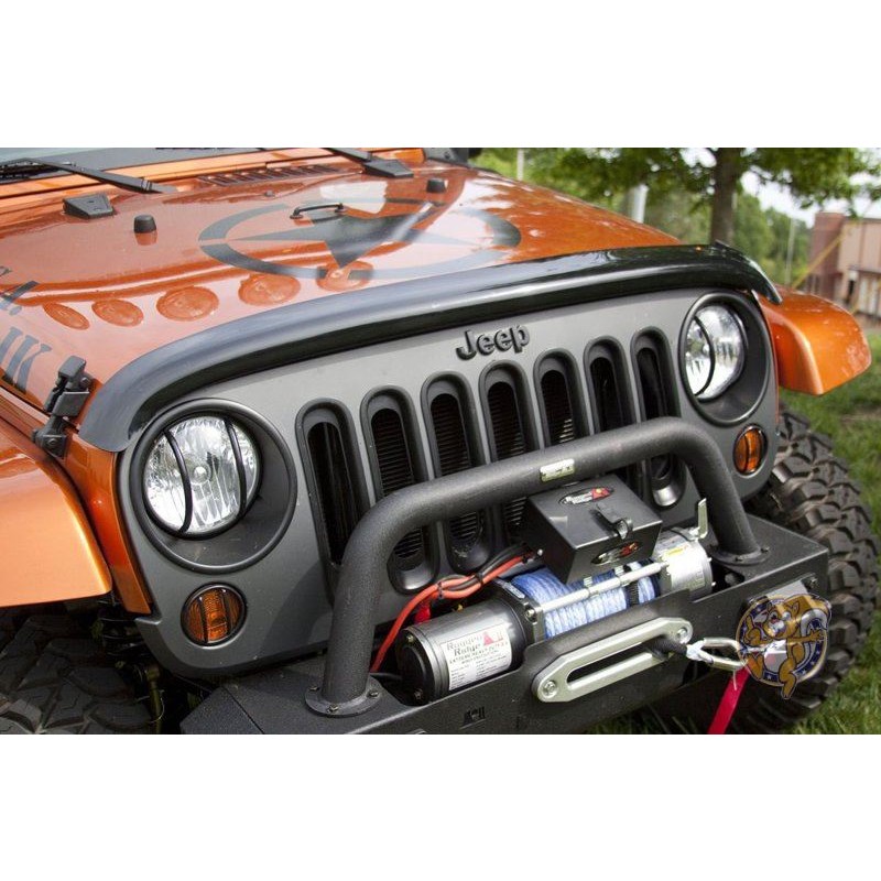 【クーポン配信中】ラギッドリッジ Rugged Ridge 07y ジープ ラングラー スモーク フロント デフレクター 外装 並行輸入品 送料無料｜パームスアメリカ