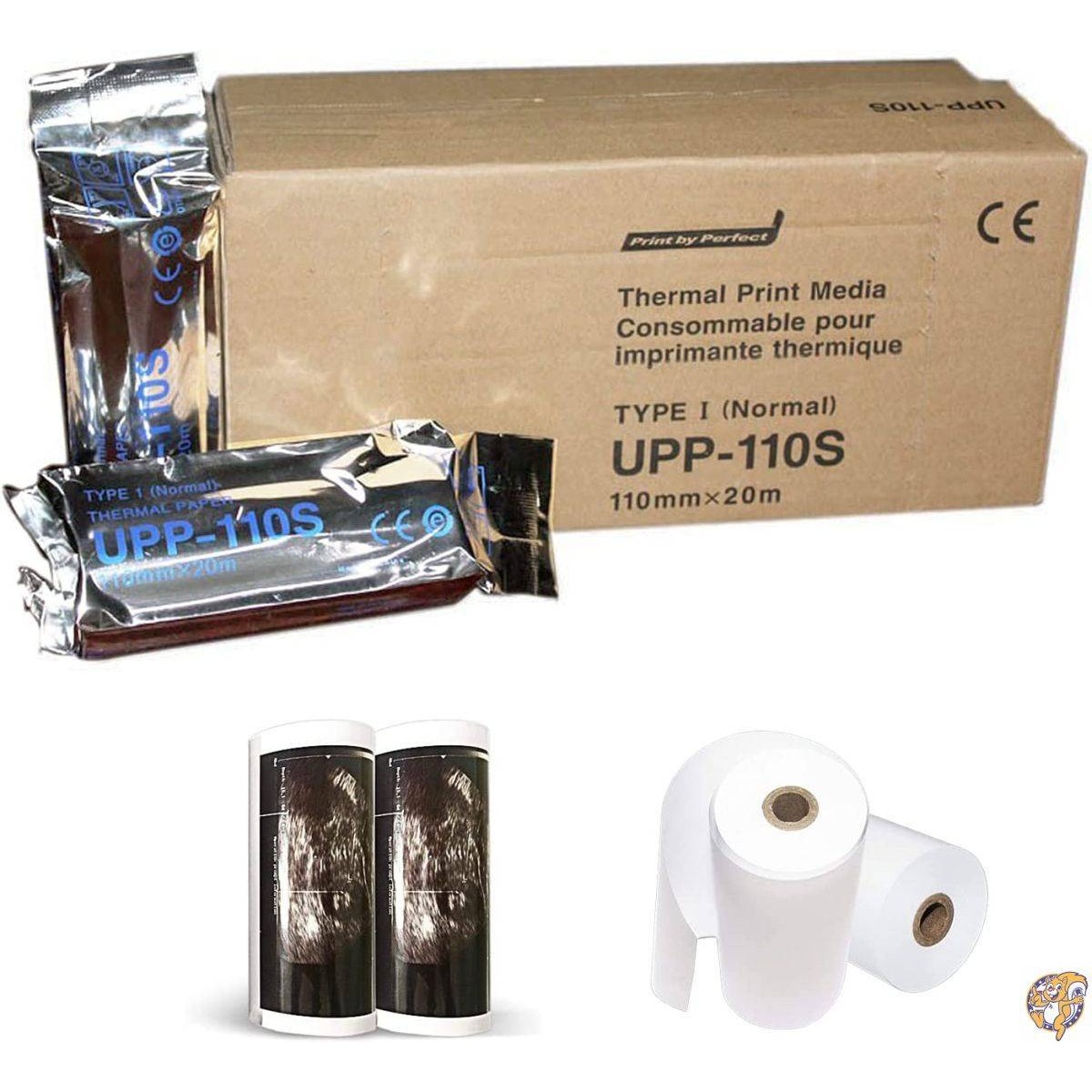 楽天市場】UPP-110HG対応 光沢プリント用紙 10巻 互換品 医療用