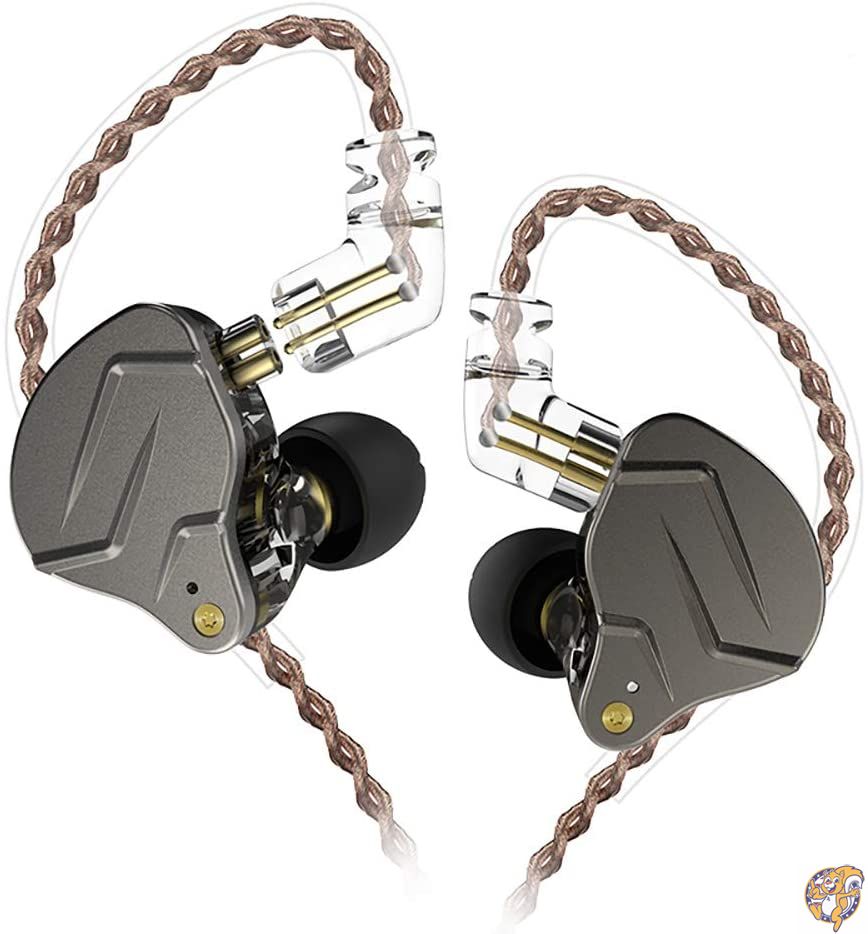 KZ ZSN プロ ダイナミック ハイブリッド デュアルドライバー インイヤーイヤホン 取り外し可能 絡まない ケーブル ミュージシャン 送料無料