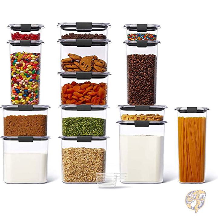 Rubbermaid ラバーメイド キッチン用品 フタ付き食品容器 クリア 2160559