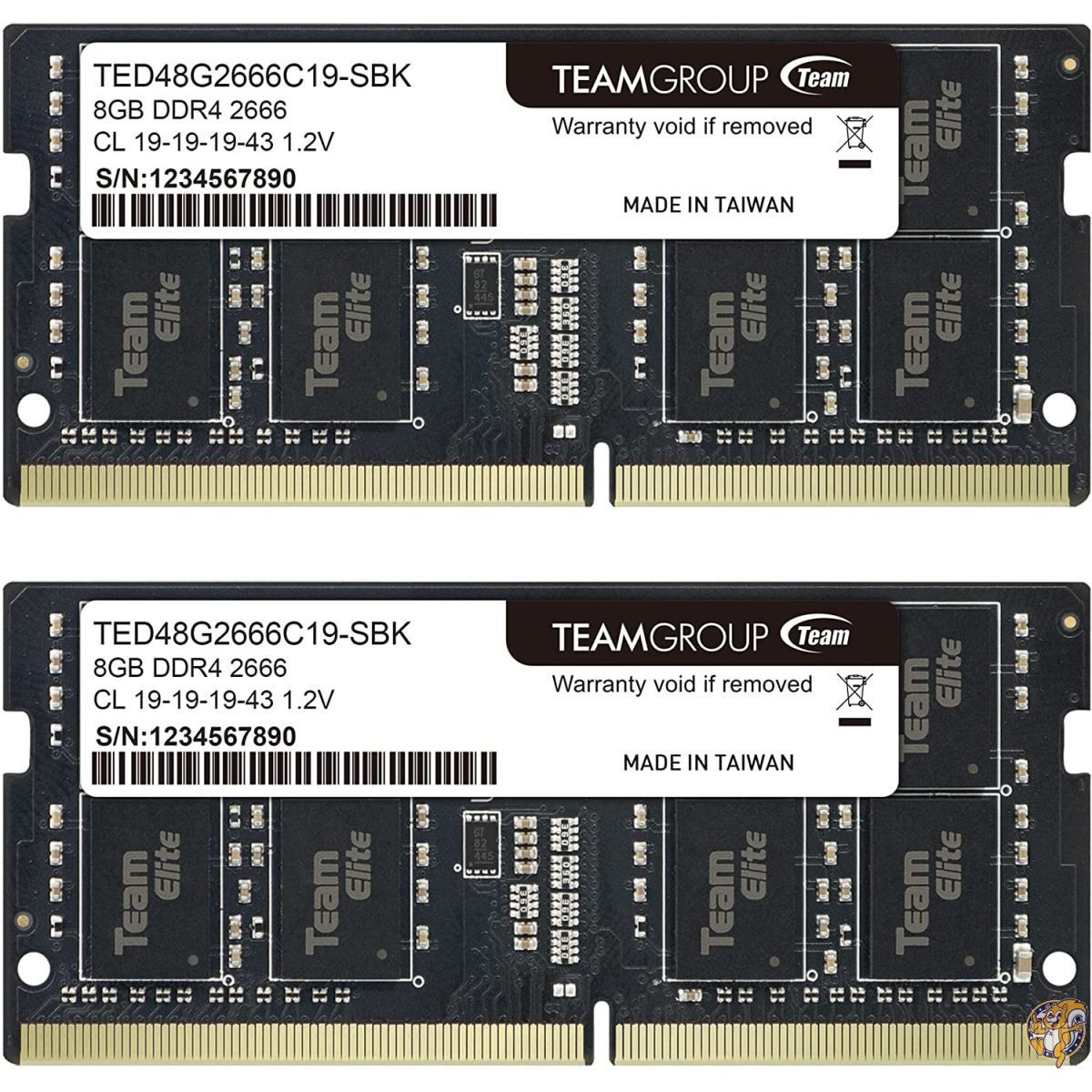 【クーポン配信中】TEAMGROUP (チームグループ) Elite 2666 メモリモジュール ノートパソコン用 RAM 送料無料 29,597円