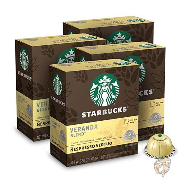 【クーポン配信中】Starbucks スターバックス by ネスプレッソ ブロンド ロースト ベランダ ブレンド コーヒー スタバコーヒー アメリカ輸入 まとめ買い