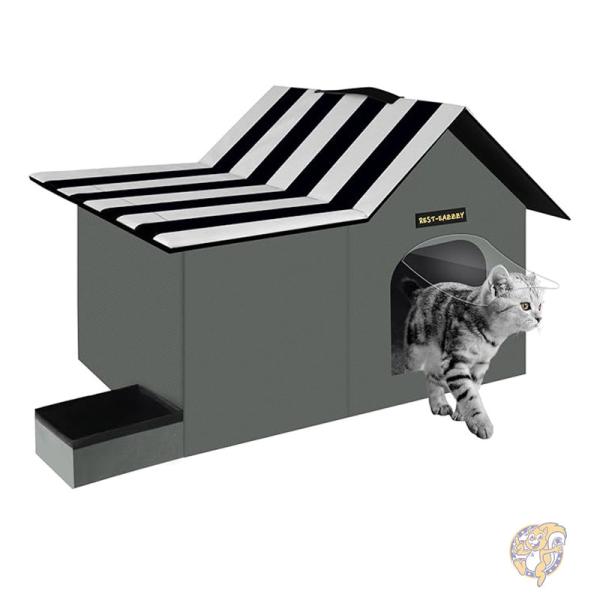 【クーポン配信中】屋外猫ハウス マット&クリップ付き 断熱猫ハウス 猫ベッド RE-0104-02 Rest-Eazzzy レストイージー｜パームスアメリカ