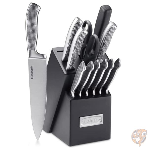 【クーポン配信中】クイジナート Cuisinart 包丁セット ナイフセット 13点 スタンド付き C77SS-13P ステンレススチール|パームスアメリカ