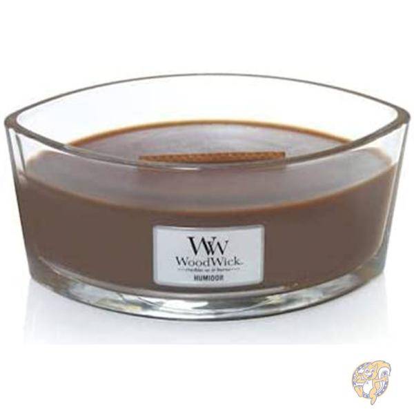 WoodWick ウッドウィック インテリア キャンドル Ellipse ヒュミドール ブラウン 76032