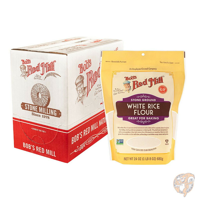 【クーポン配信中】ボブズレッドミル Bob's Red Mill グルテンフリー 米粉 白米粉 ライスフラワー 680g×4袋 送料無料