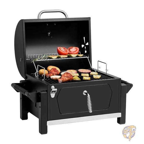 【クーポン配信中】炭火焼きグリル サイドハンドル2個付き BBQ アウトドア調理 キャンプ CD1519 Royal Gourmet ロイヤルグルメ｜パームスアメリカ 21,686円