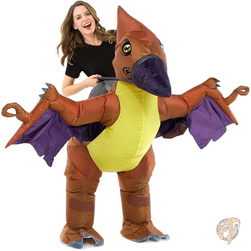 【クーポン配信中】ハロウィン 大人用 インフレータブルライドオン恐竜コスチューム プテラノドン ハロウィーン 仮装 HSCTEK