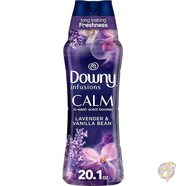 【クーポン配信中】ダウニー Downy インフュージョン 洗濯 香りブースタービーズ カーム ラベンダー&バニラビーン 569g アメリカ洗剤