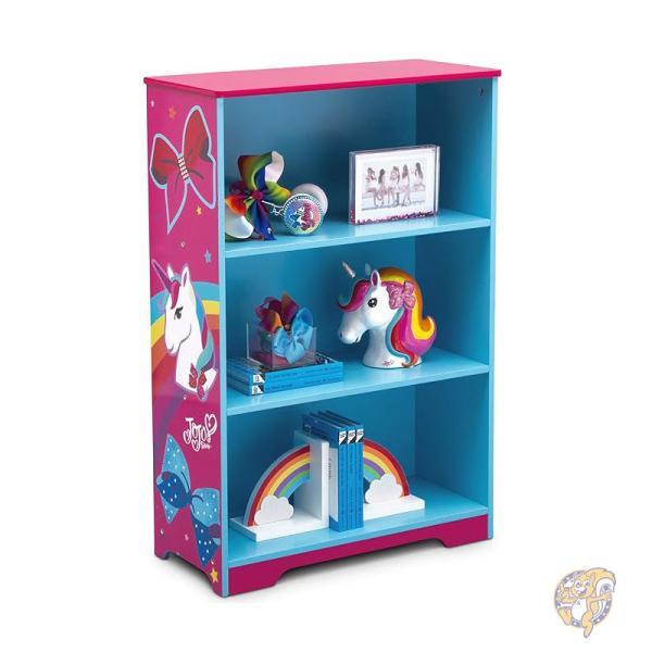 ユニコーン キッズ 本棚 ブックシェルフ 3棚 JoJo Siwa FL86759JS Delta Children デルタチルドレン