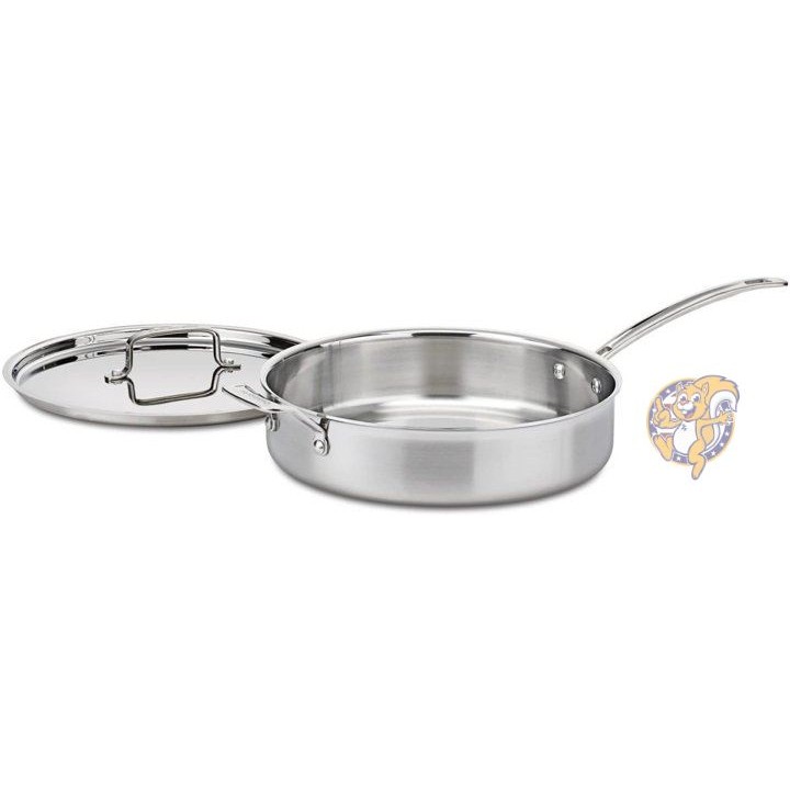 【クーポン配信中】クイジナート ソテー用鍋 Cuisinart MCP33-30HN MultiClad カバー付き 送料無料
