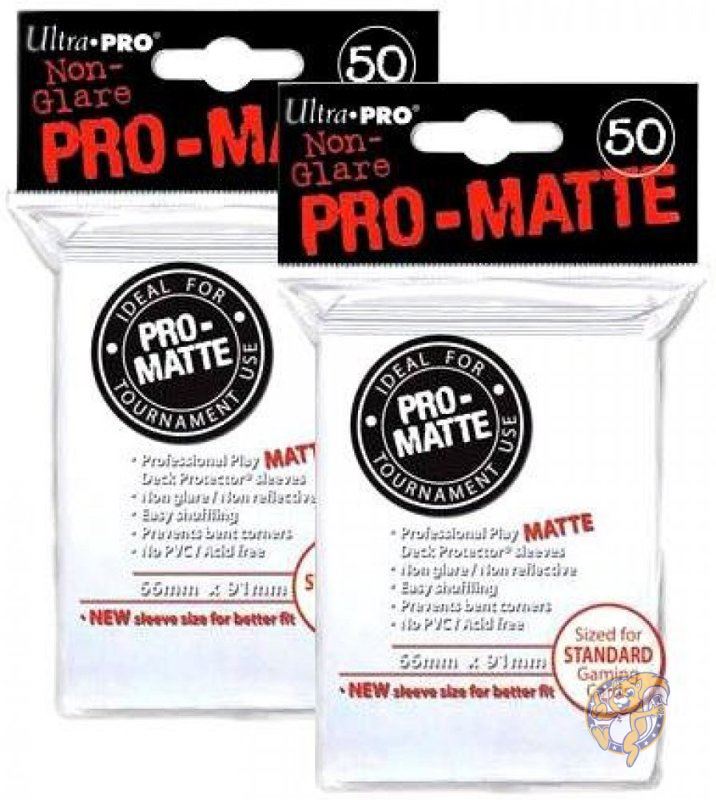 【クーポン配信中】ウルトラプロ Ultra Pro PROMATTE ホワイト デック プロテクター スリーブ マジック ULP82651 カード ケース 並行輸入品 送料無料