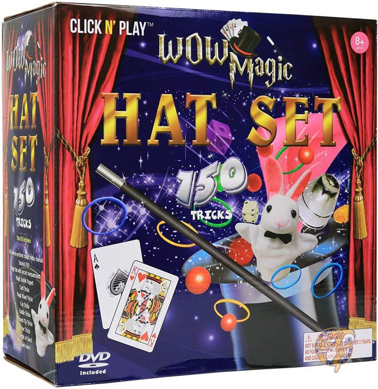 【先着55名様!全品555円クーポン配信中】クリック＆プレー マジシャン マジックセット Click N' Play 手品 仮装 送料無料