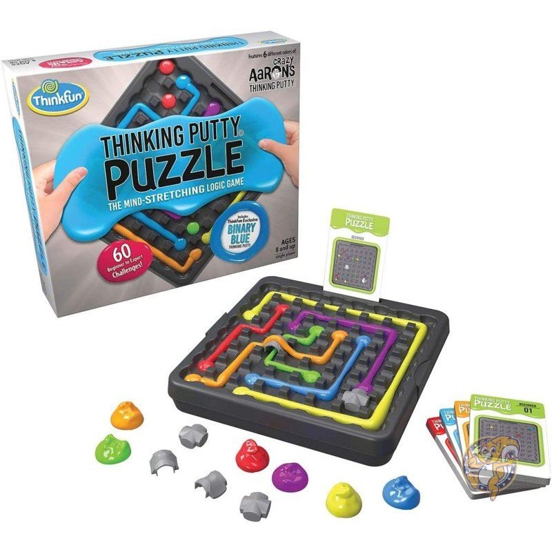 【先着55名様!全品555円クーポン配信中】シンクファンThinkFun クレイジーアーロンのシンキングパティーパズル B07L1M45F9 ロジックゲーム 送料無料