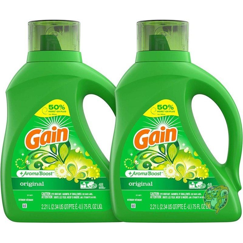 【クーポン配信中】ゲイン 液体洗濯洗剤 Gain AF101 アロマ ブースト 96ロード 75オンス オリジナル 送料無料｜パームスアメリカ