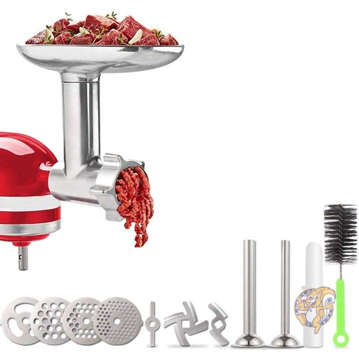 KitchenAid フードグラインダー 付属品付き Amazon | KitchenAidスタンドミキサー用金属製フード