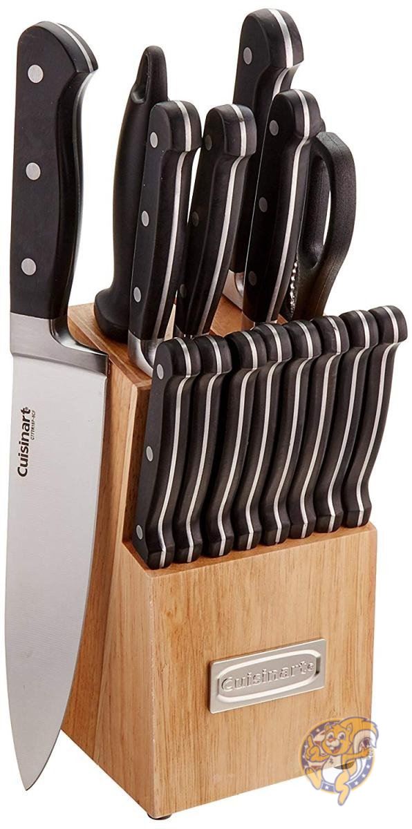 【クーポン配信中】Cuisinart クイジナート C77TR-16P ステンレススチール包丁16点セット キッチンナイフセット トリプルリベットコレクション 送料無料|パームスアメリカ