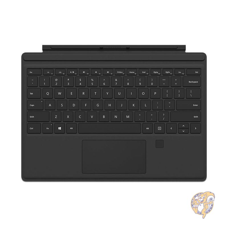 【クーポン配信中】Microsoft Surface Pro 4 Type Cover / サーフェス プロ 4 専用 タイプカバー 米国版 英語版 [USA Edition] (ブラック（指紋認証付き）) 送料無料｜パームスアメリカ