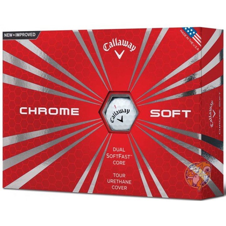 【クーポン配信中】キャロウェイ ゴルフボール Callaway クロームソフト ゴルフボール ワンダース 642125312 ゴルフ用品 12個入り　Callawayゴルフボール　アメリカ輸入品 送料無料