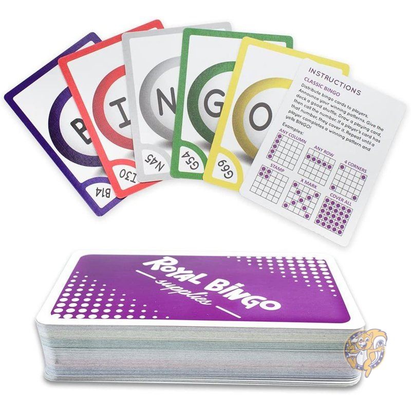 【先着55名様!全品555円クーポン配信中】ビンゴ呼び出しカードセット  Bingo Supplies GBIN-801 トランプポケットサイズ 送料無料