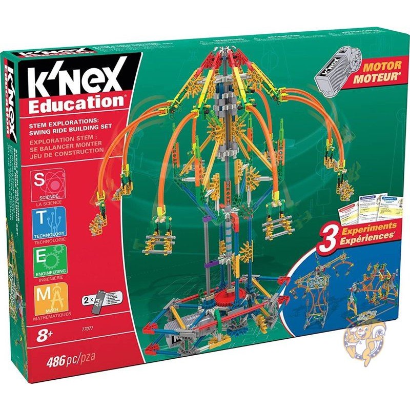 【クーポン配信中】ケネックス エデュケーション K'NEX Education STEM探検：スイングライド組立セット 77077 教育おもちゃ 送料無料