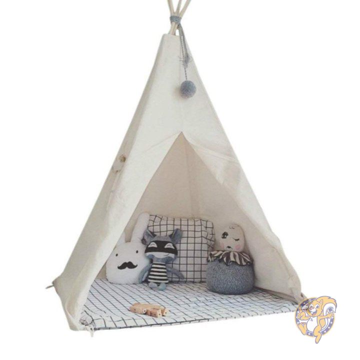 【クーポン配信中】Little dove Teepee ティーピー キッズ テント ホワイトアメリカ輸入家具　アメリカ輸入雑貨 送料無料