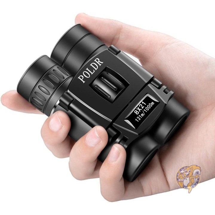 【ポイント2倍!15日】コンパクト双眼鏡 POLDR 8x21 小型軽量 送料無料