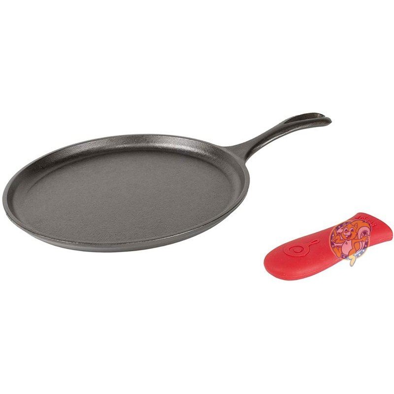 【クーポン配信中】ロッジ キャストアイロングリドル ホットハンドルホルダー付き Lodge L9OG3ASHH41B 送料無料｜パームスアメリカ