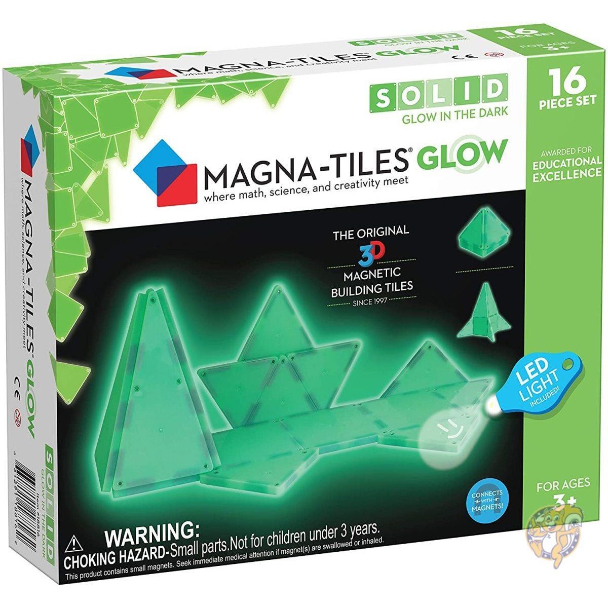 【クーポン配信中】マグナタイルズ グローインザダークマグネットブロックセット Magna-Tiles 磁石パズル 送料無料