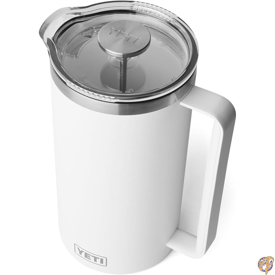 【クーポン配信中】YETI (イエティ) Rambler 64オンス フレンチプレスコーヒーメーカー グラウンドコントロールフィルター付き ホワイト 23,706円