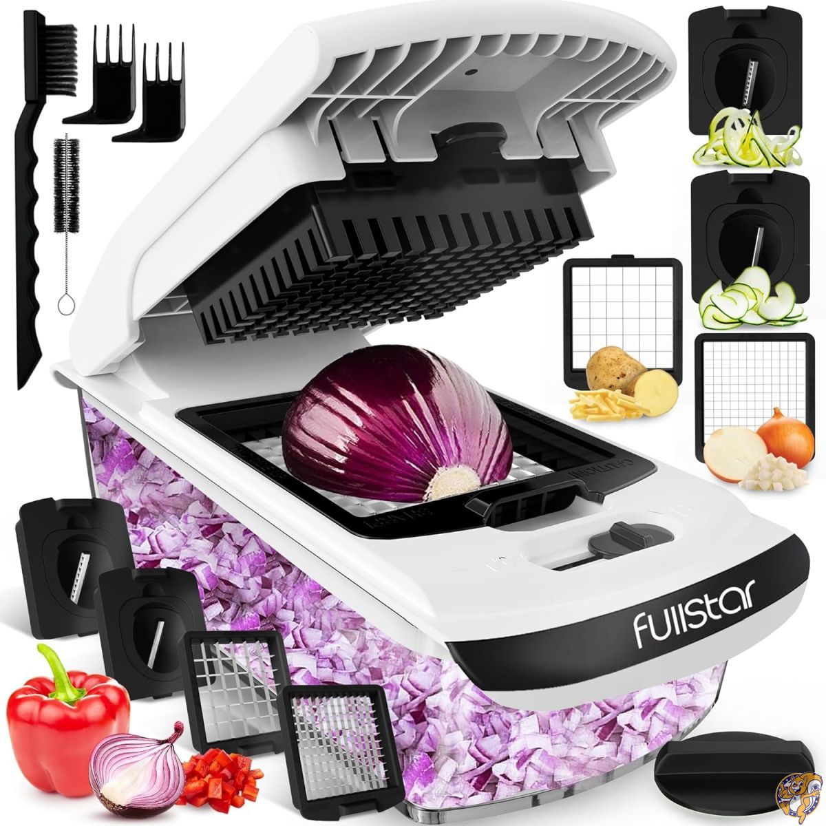 【クーポン配信中】Vegetable Chopper Spiralizer Slicer - Dicer Onion Food Pro Choppers and Dicers Cutter Veggie｜パームスアメリカ