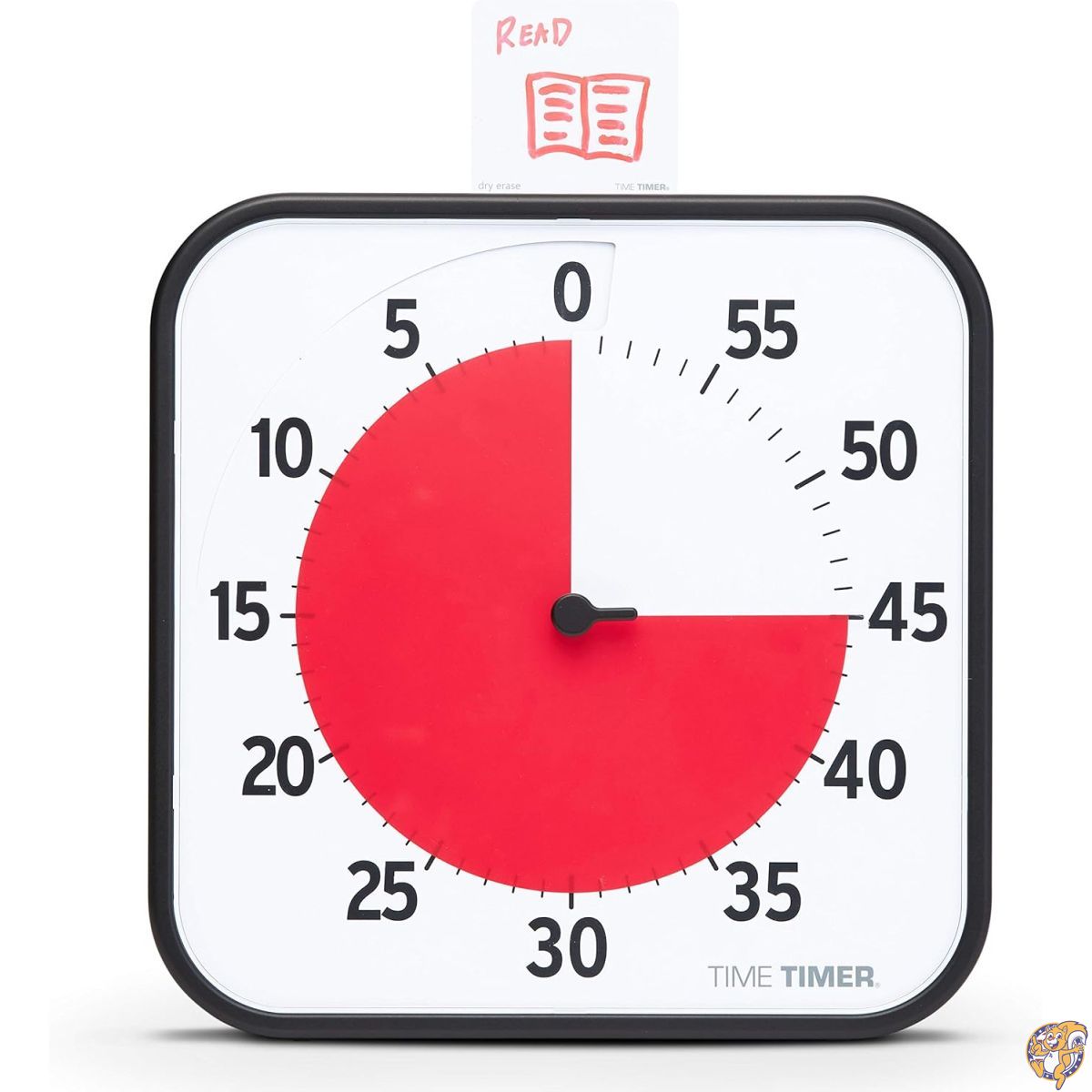 【クーポン配信中】Time Timer タイムタイマー(TIME TIMER) 勉強タイマー30cm 60分 学習アラーム TT12B-W|パームスアメリカ