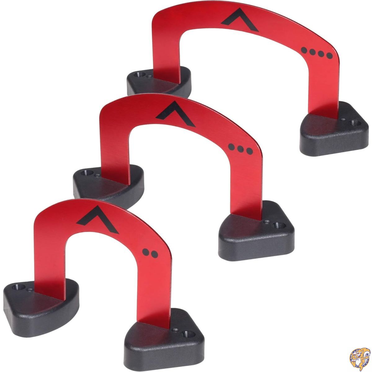 【クーポン配信中】GoSports アラインパッティングゲート練習セット:プレミアムメタルゲート3個(2インチ/3インチ/4インチ)付き - グリーンまたは自宅で使用!
