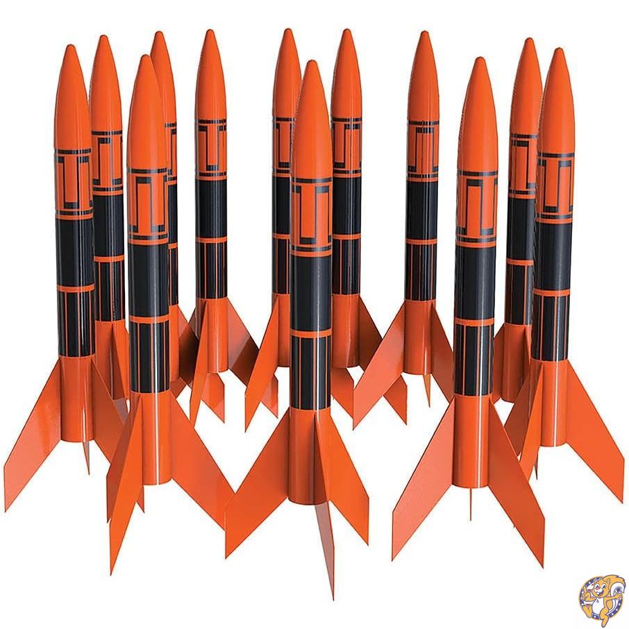 【先着55名様!全品555円クーポン配信中】エステス 1751 アルファーIII モデルロケット 組み立てキット バルクパック (12機入り)