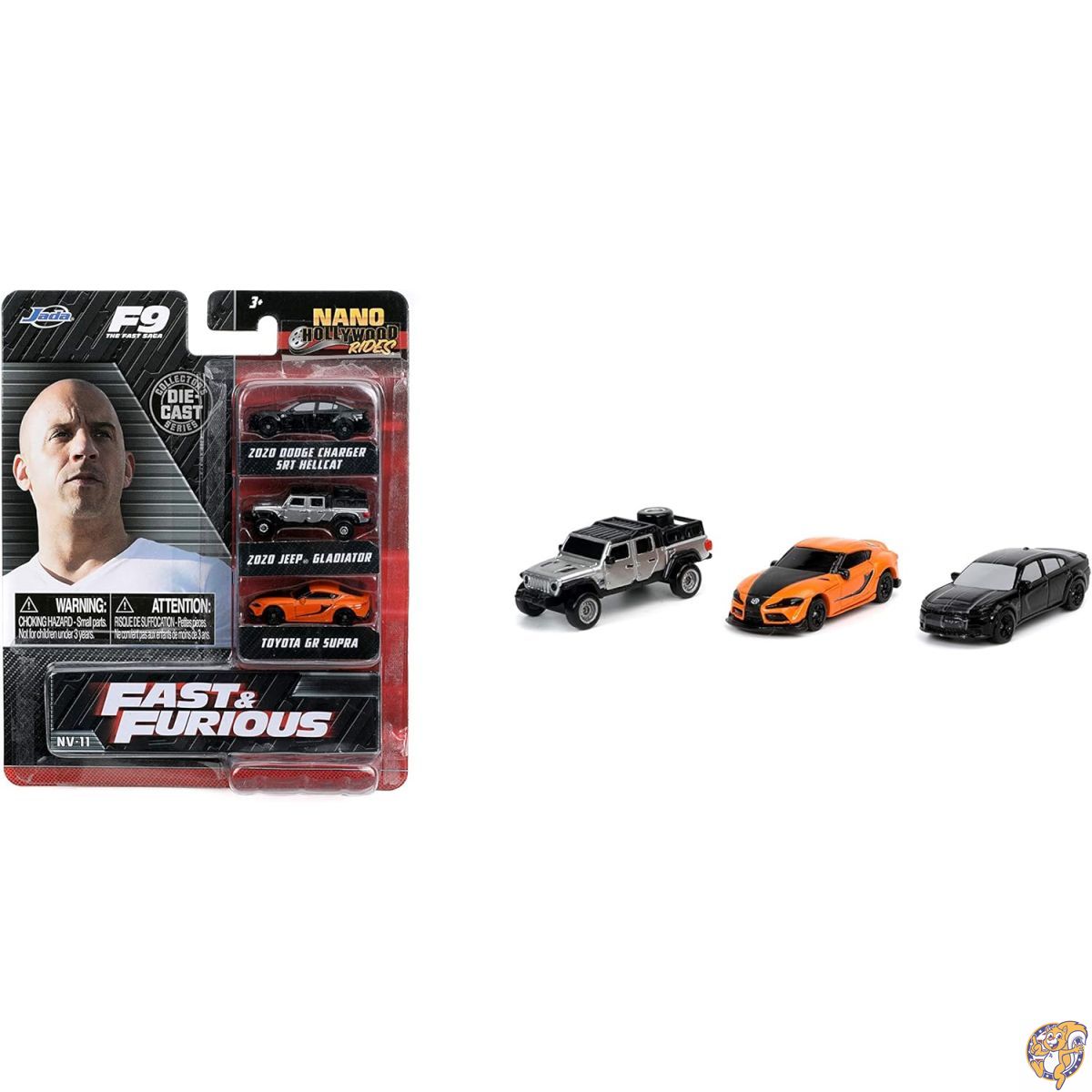 【クーポン配信中】Nano Hollywood Rides FAST & FURIOUS 3-PACK FF9 ワイルドスピード ミニカー｜パームスアメリカ