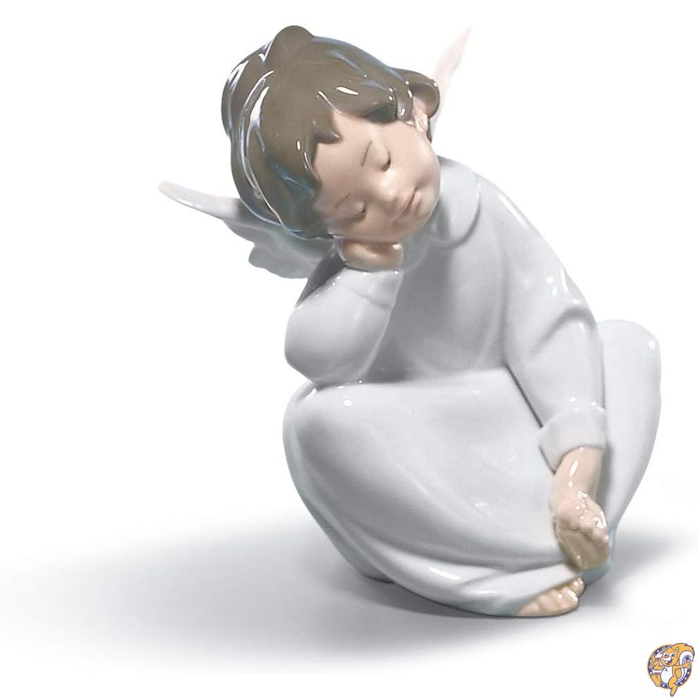 美品 リヤドロ 守ってあげるよ 男の子 天使 ブルー置物 LLADRO 守ってあげるよ (男の子) | リヤドロ公式オンライン