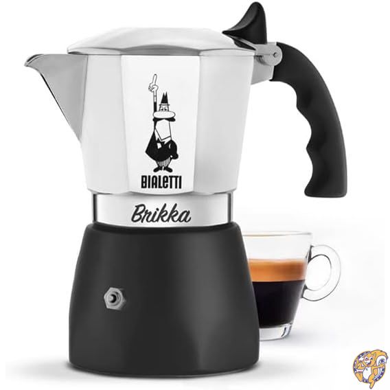 【クーポン配信中】Bialetti (ビアレッティ) ブリッカ 2カップ用 直火式 (コーヒーメーカー エスプレッソメーカー マキネッタ)